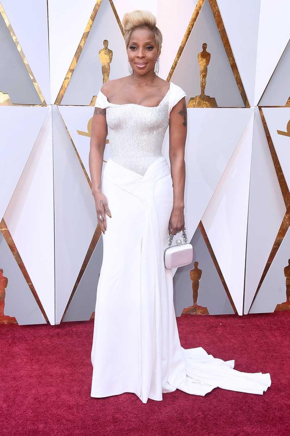 Mary J. Blidge, que é uma das indicadas ao Oscar de Melhor Atriz Coadjuvante (Foto: Getty Images) — Foto: Glamour