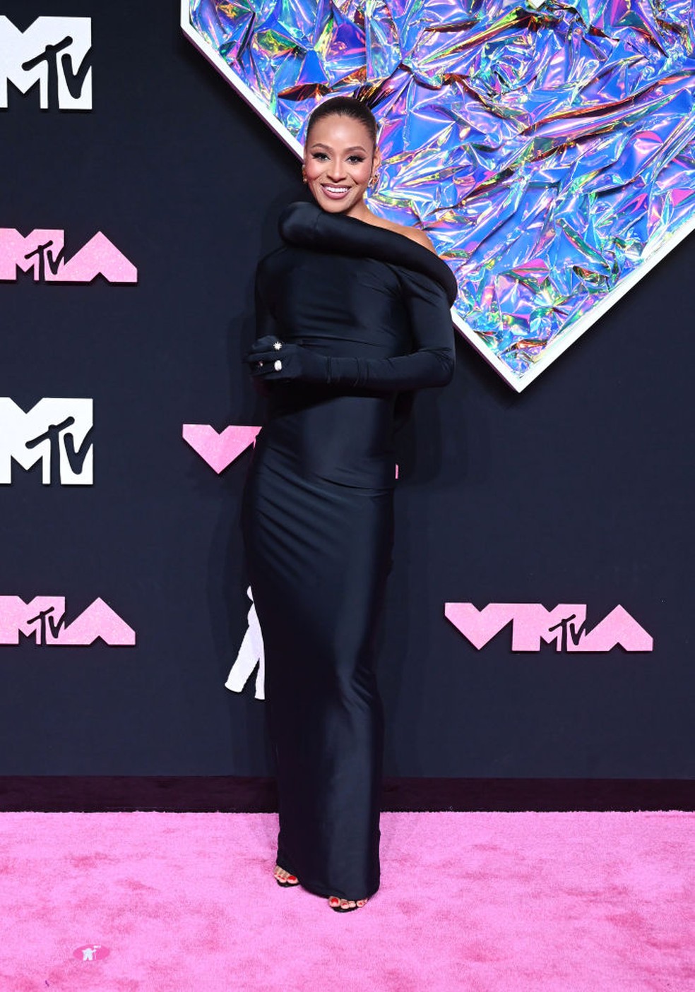 Pretty Vee no VMA 2023 — Foto: Getty Images