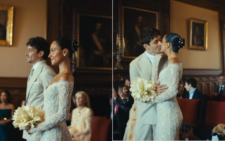 Casamento de Charles Leclerc e Alexandra Saint Mleux