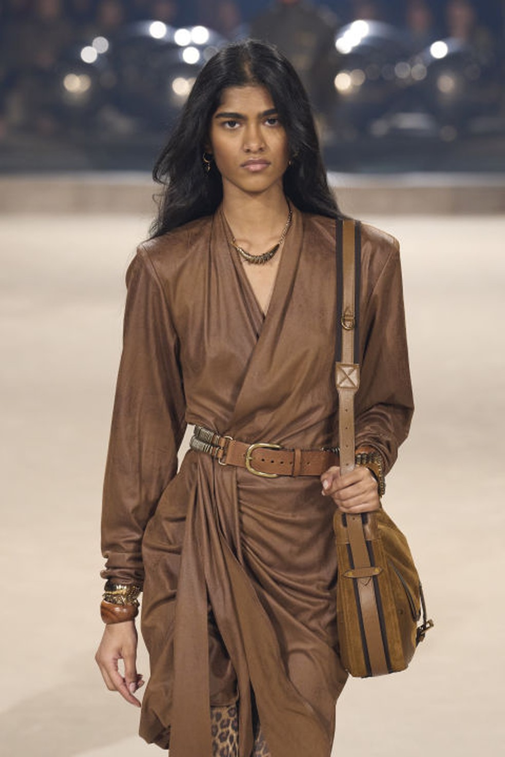 Isabel Marant, desfile inverno 2025 na PFW — Foto: Spotlight Launchmetrics