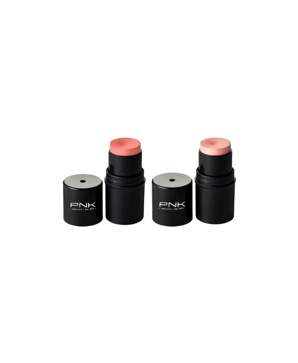 Kit Pink Cheeks - Blush Em Bastão Cremoso Sport All In One — Foto: Reprodução