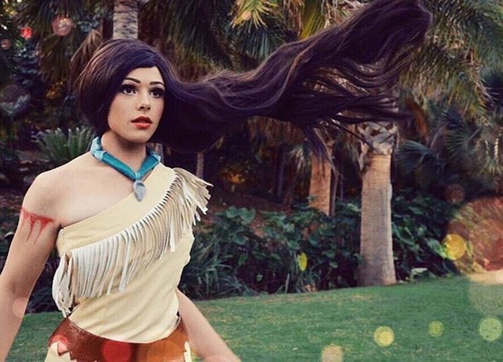 Richard Schaefer como Pocahontas, de "Pocahontas" (Foto: Reprodução/Instagram) — Foto: Glamour