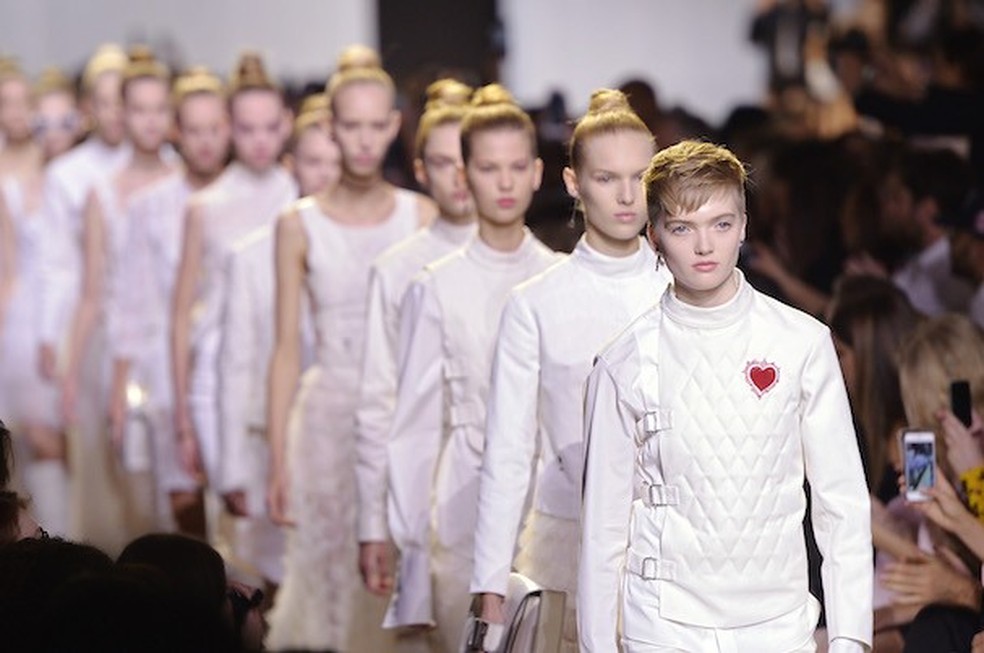 Dior Primavera/Verão 2017 (Foto: Getty Images) — Foto: Glamour