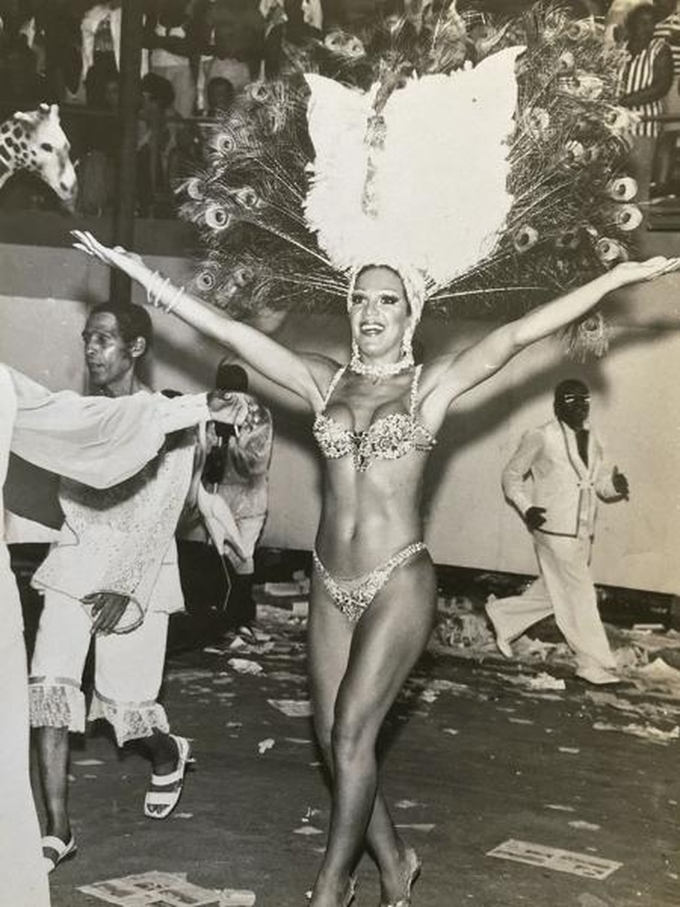 Eloína dos Leopardos foi rainha da Beija-Flor em 1976 — Foto: Reprodução/Instagram