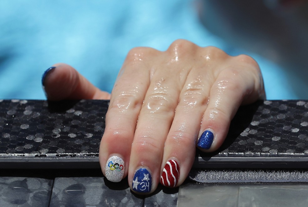 Allison Schmitt, da equipe americana de natação (Foto: Ronald Martinez / Getty Images) — Foto: Glamour