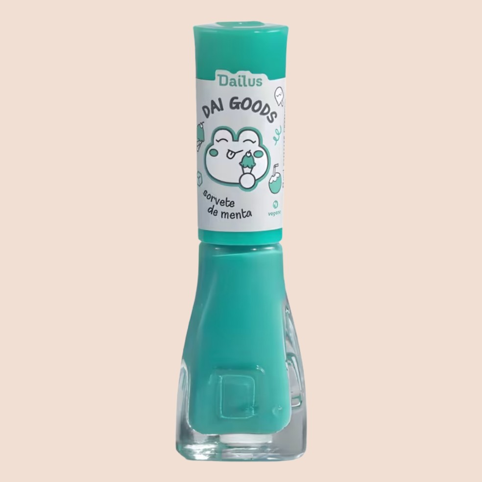 Esmalte Cremoso Dai Goods cor Sorvete De Menta, Dailus (R$ 20,90) — Foto: Divulgação