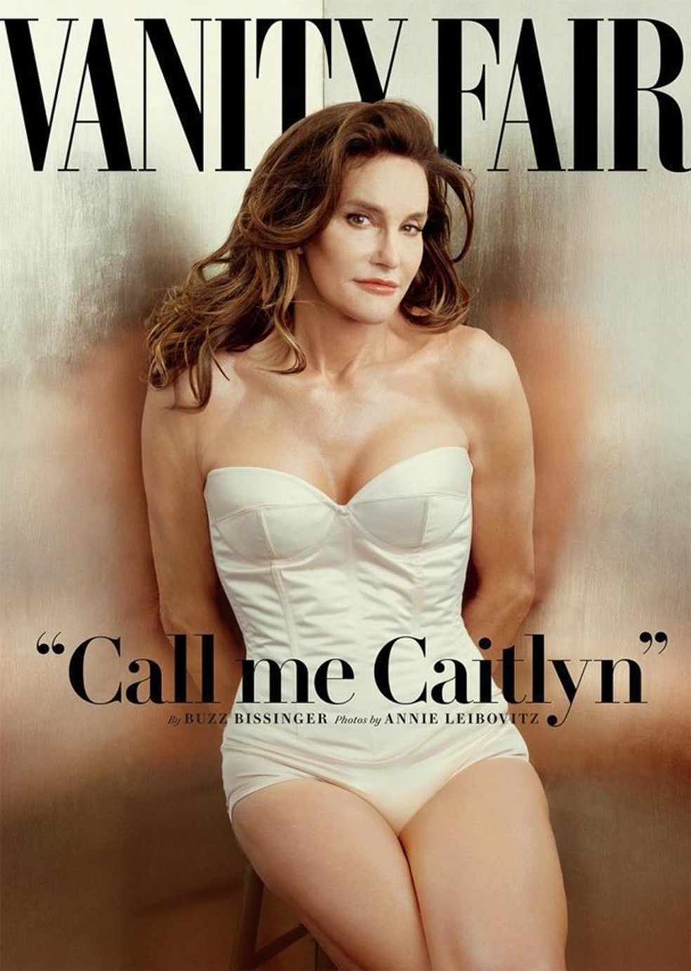 Caitlyn Jenner na capa da Vanity Fair (Foto: Reprodução) — Foto: Glamour