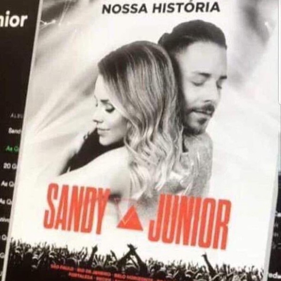 Pôster Sandy e Júnior (Foto: Reprodução/Instagram) — Foto: Glamour