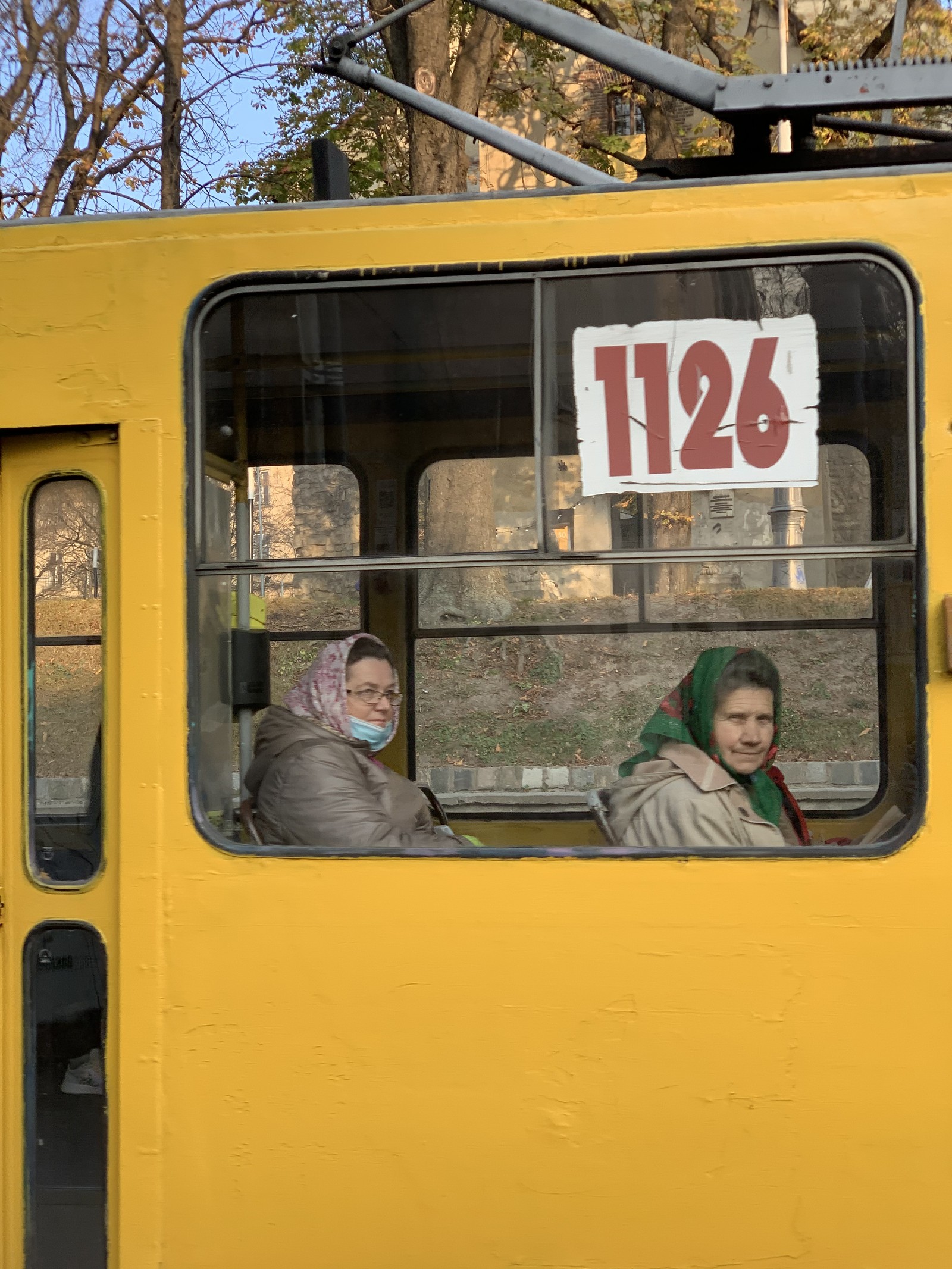 Os bondes amarelos de Kiev — Foto: Arquivo Pessoal