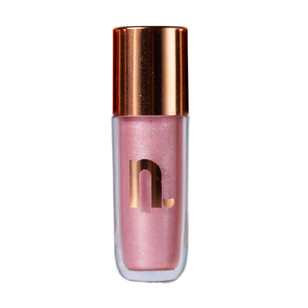 Gloss Labial Instant Glow Quartzo Rosa, Nina Makeup — Foto: Divulgação