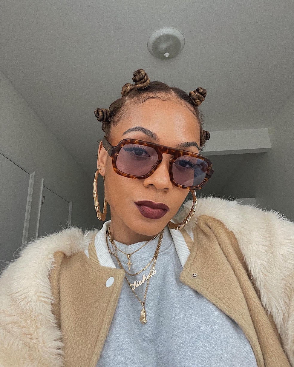 A influenciadora Kia Marie — Foto: Instagram @thenotoriouskia