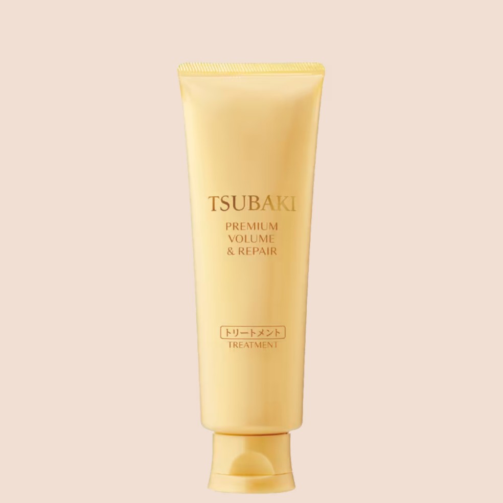 Máscara Capilar Premium Volume & Repair Treatment, Tsubaki (R$ 119) — Foto: Divulgação
