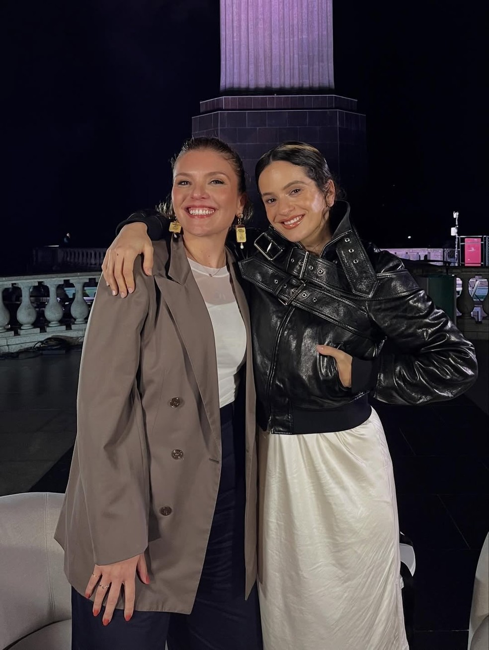 Rosalía no Rio de Janeiro em entrevista ao "Fantástico" — Foto: Getty Images