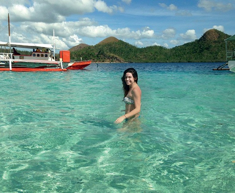 Fê curtindo as Filipinas, um dos seus destinos prediletos (Foto: Divulgação) — Foto: Glamour