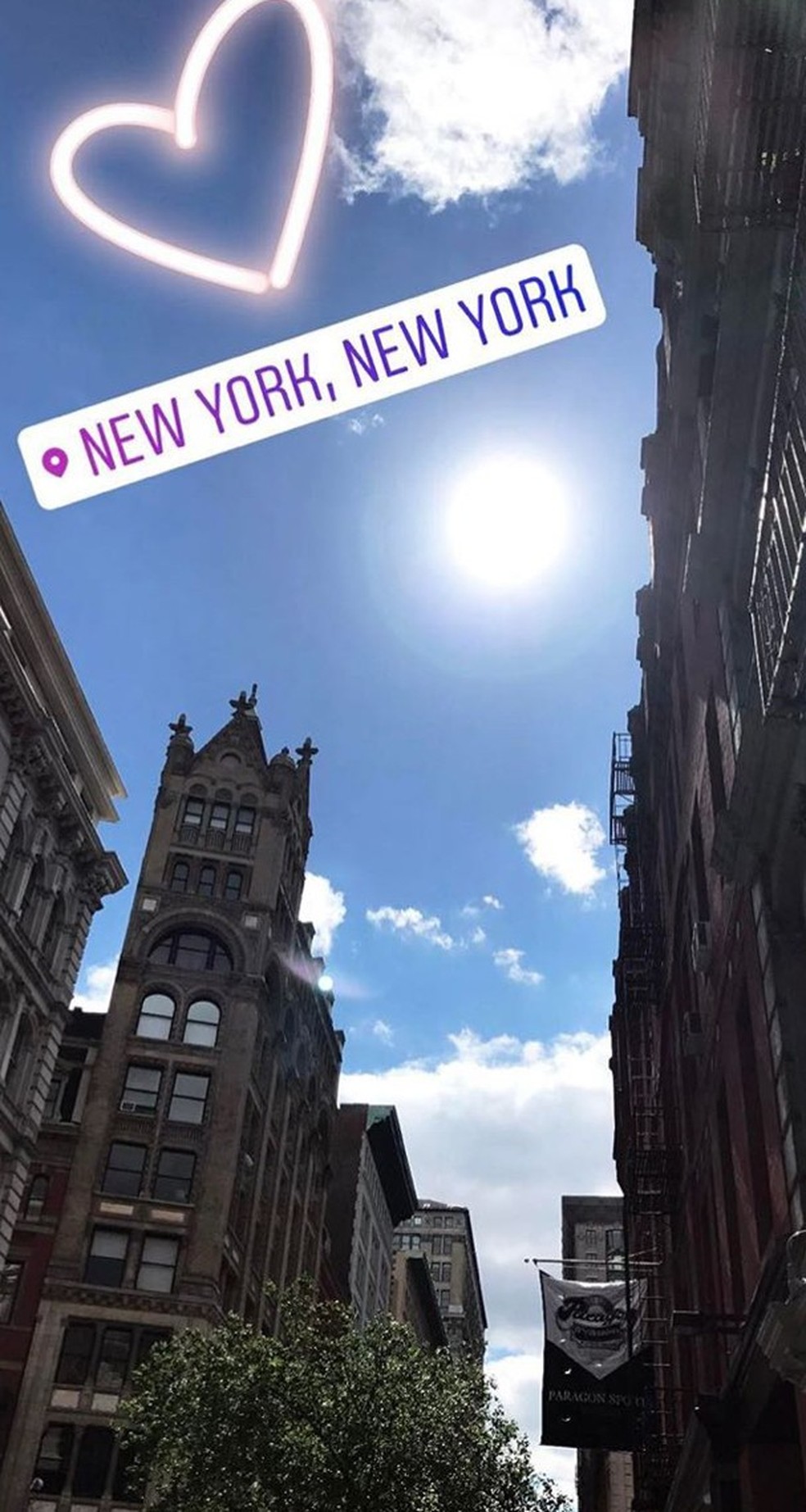 Bruna Marquezine chega à Nova York (Foto: Reprodução/Instagram) — Foto: Glamour