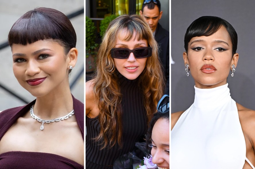 Microfranjas são a tendência de cabelo vintage e ousada que as celebridades adoram