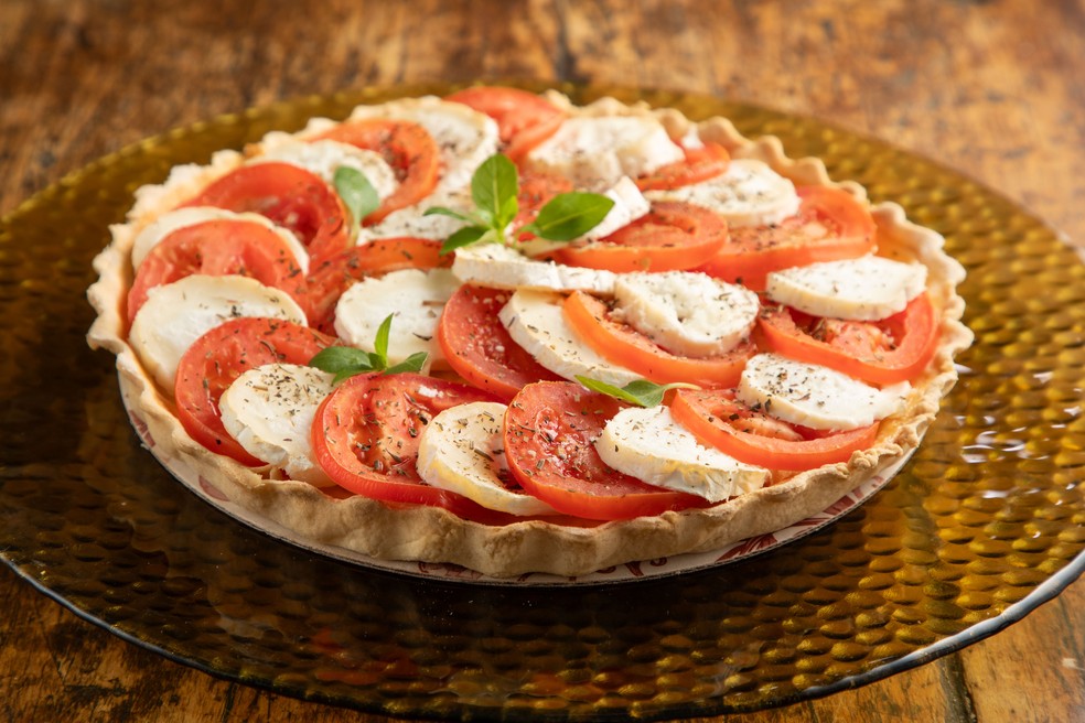 Torta de tomate e chevre — Foto: Ricardo D'ângelo