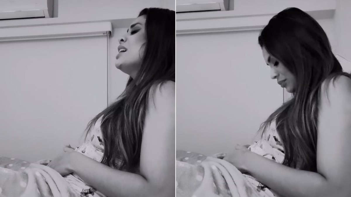 Grávida, Lexa surge cantando para Sofia em sua barriga