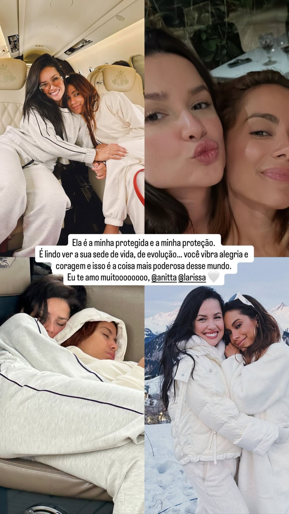 Juliette e Anitta — Foto: Reprodução/Instagram