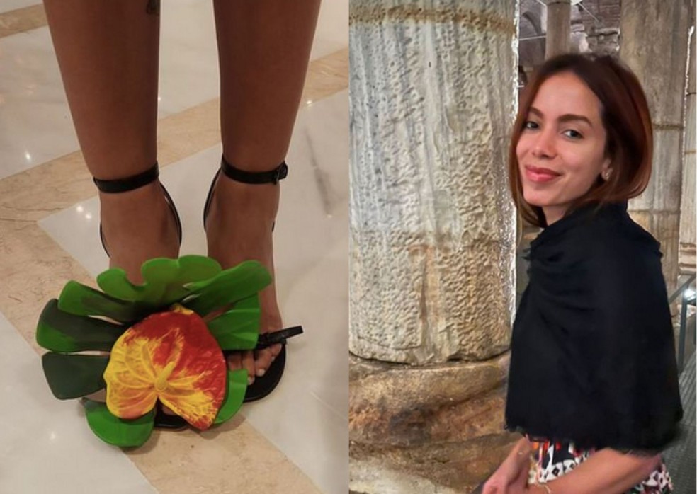 Sandália de Anitta — Foto: Reprodução/Instagram