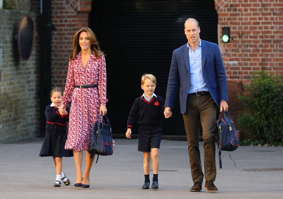 Princesa Charlotte vai à escola pela 1ª vez — e as fotos desse momento ficaram perfeitas (Foto: Getty Images) — Foto: Glamour