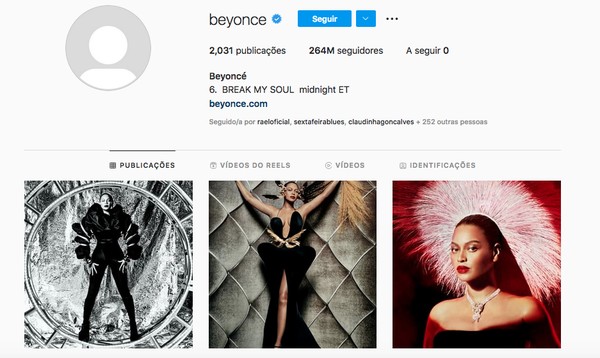 Beyoncé altera redes sociais e anuncia lançamento de single para ...