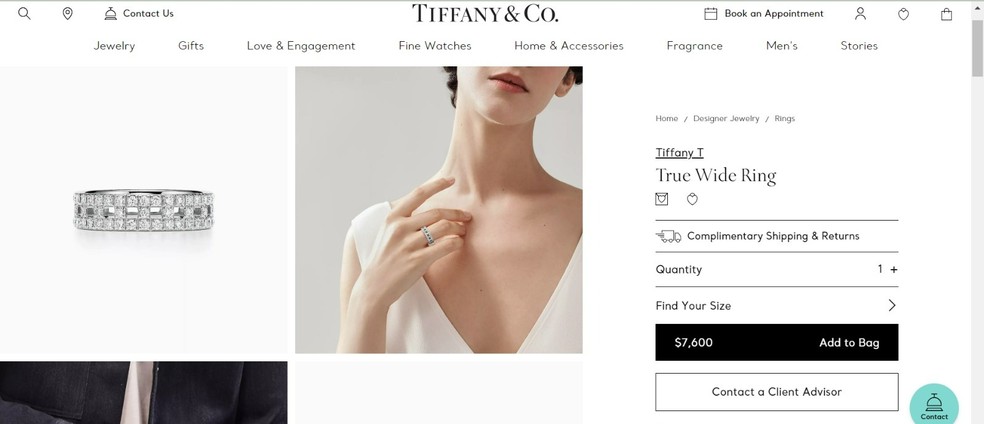 Tiffany & Co. — Foto: DIvulgação