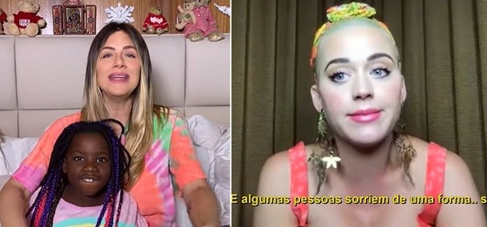 Giovanna Ewbank e Katy Perry (Foto: Instagram/Reprodução) — Foto: Glamour