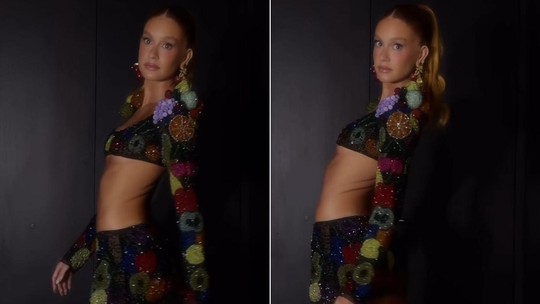 Marina Ruy Barbosa curte Carnaval em Salvador com conjunto bordado de R$ 8 mil