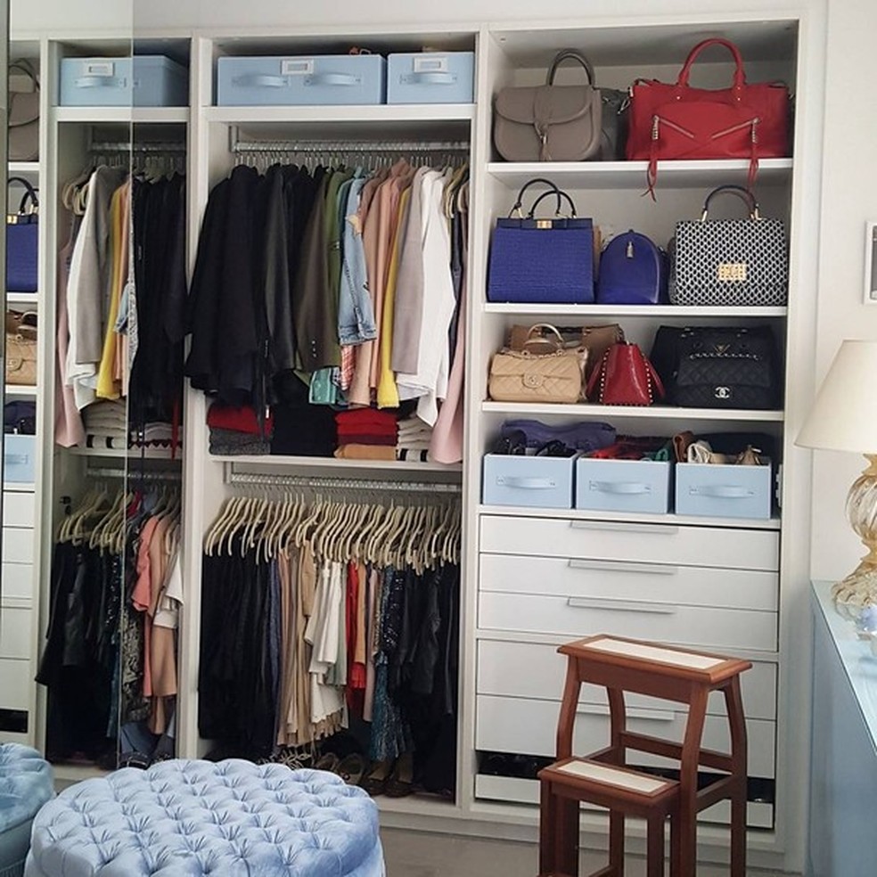 Closet organizado pela Governess (Foto: Instagram/Reprodução) — Foto: Glamour
