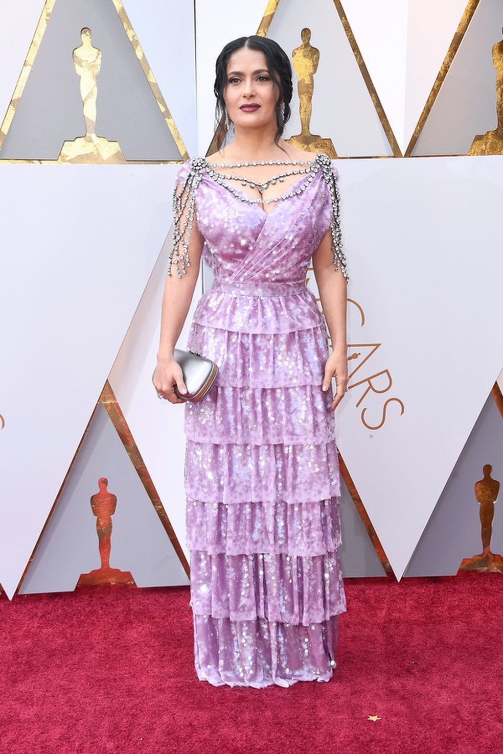 Salma Hayek veste Gucci (Foto: Getty Images) — Foto: Glamour