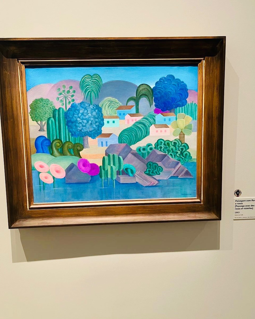 Claudia Raia mostra visita a museu em Paris — Foto: Reprodução/Instagram