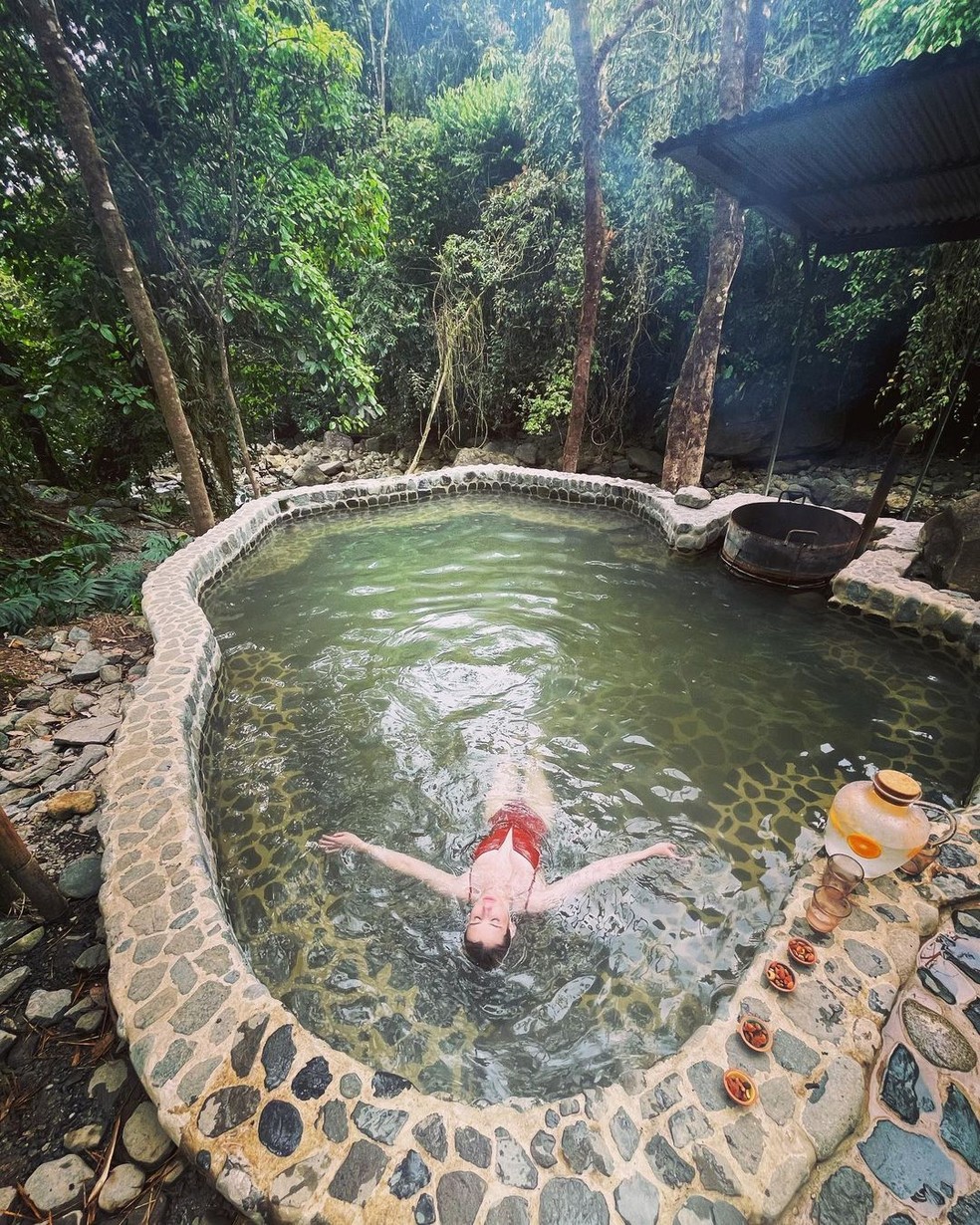 Emma Roberts de férias na Costa Rica — Foto: Instagram