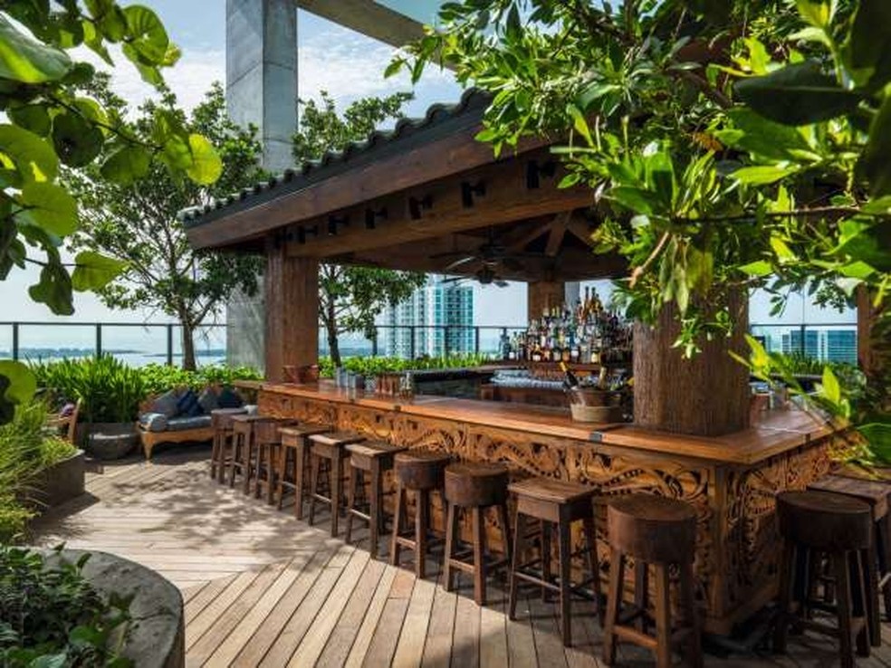 Novo hot spot em Brickell, o Sugar Bar fica no rooftop do hotel EAST Miami (Foto: Divulgação) — Foto: Glamour