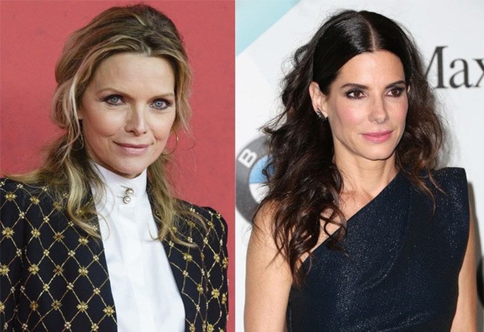 Michelle Pfeiffer e Sandra Bullock já fizeram brow lift (Foto: Getty Images) — Foto: Glamour