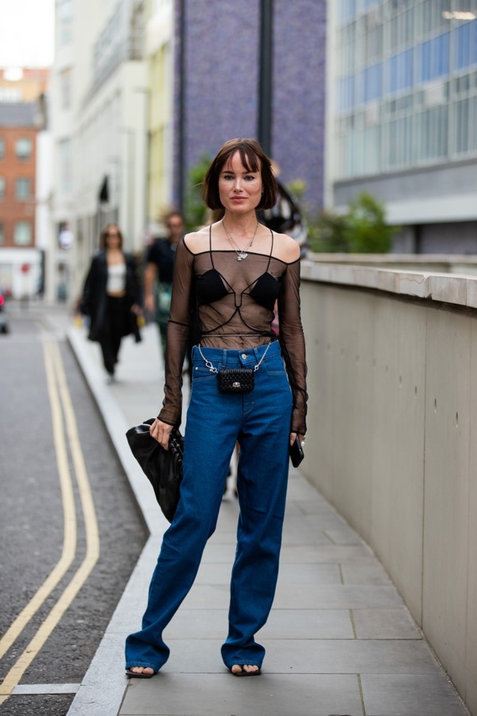 Street style da London Fashion Week (Foto: Getty Images) — Foto: Glamour