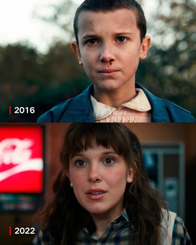 Stranger Things: veja o antes e depois do elenco da série - Portal EdiCase