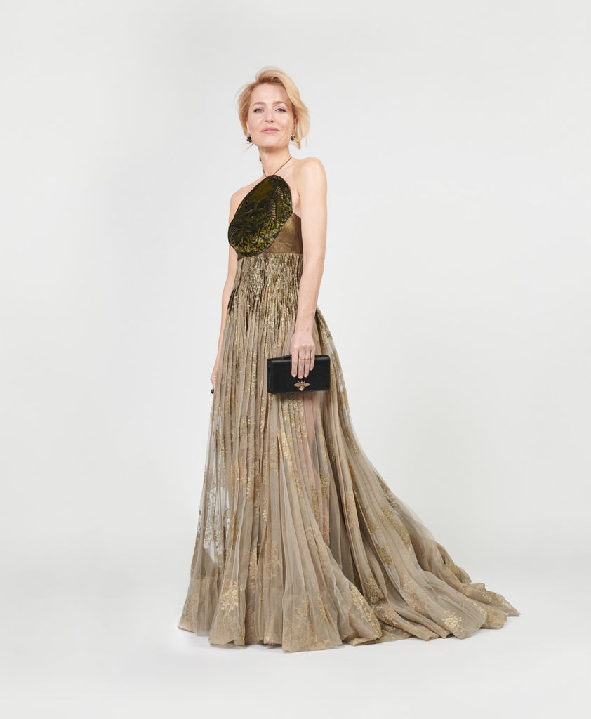 Gillian Anderson, de Dior