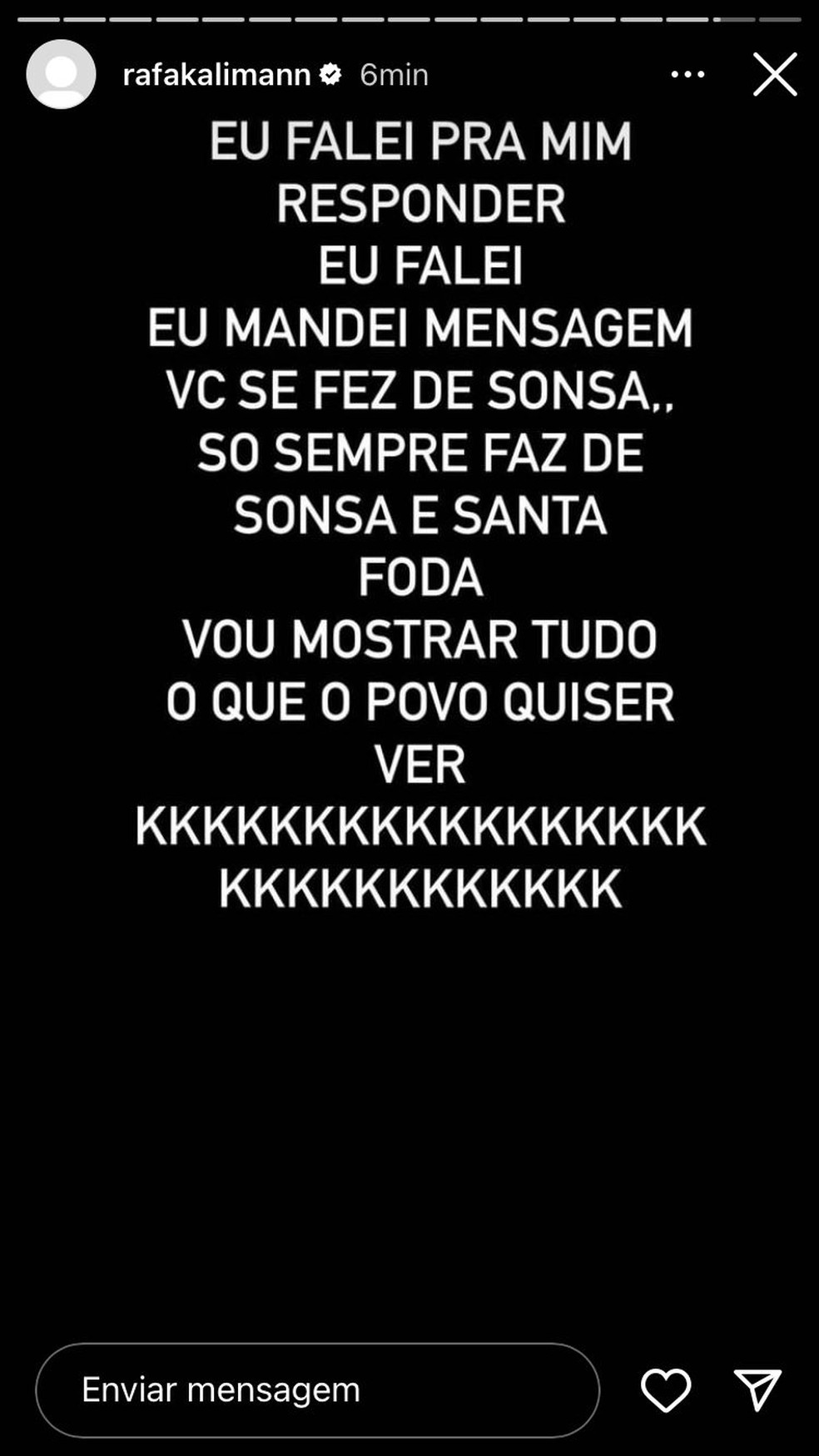 Rafa Kalimann — Foto: Instagram
