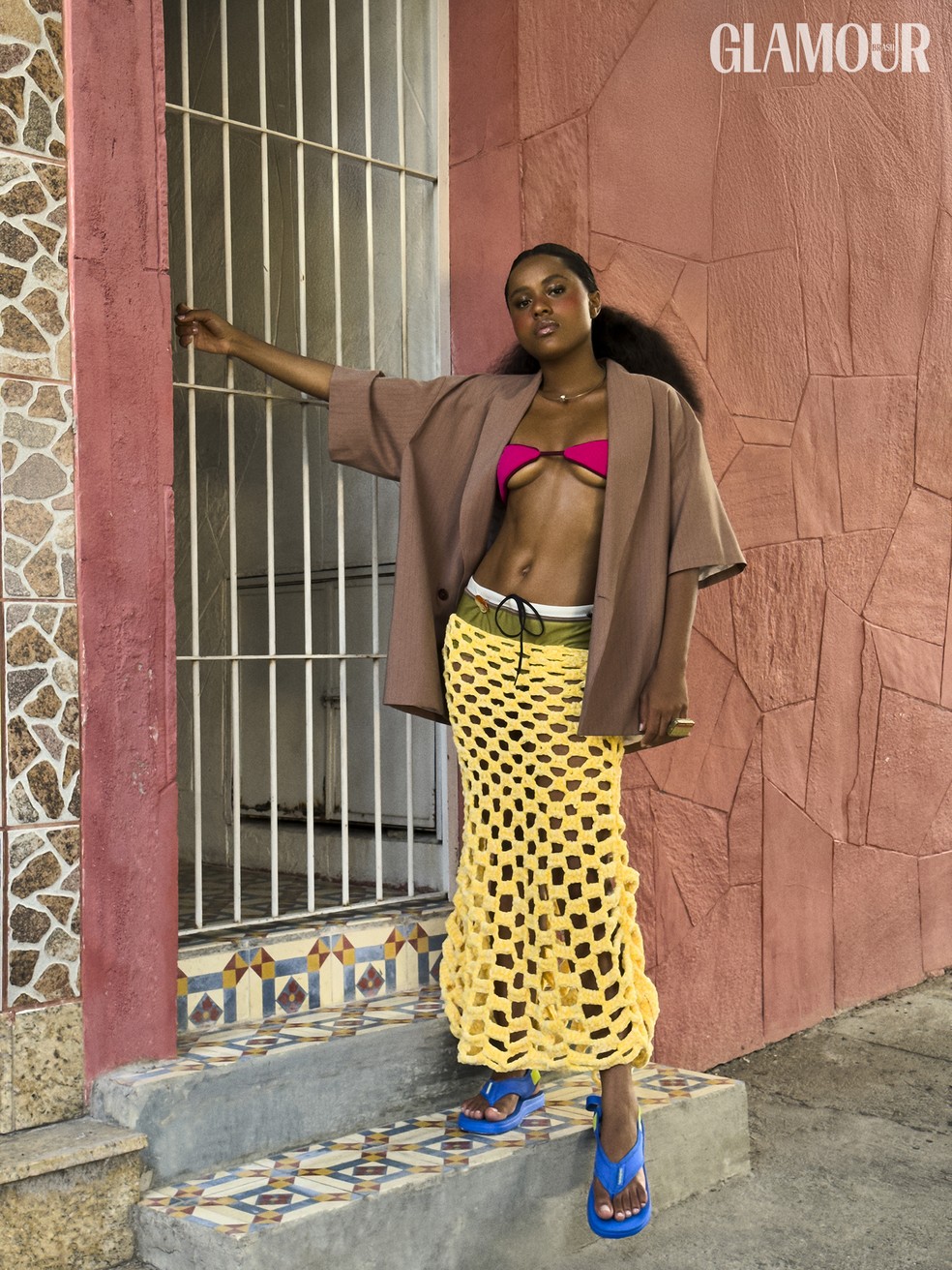 Duda Santos é capa da Glamour — Foto: Leo Faria