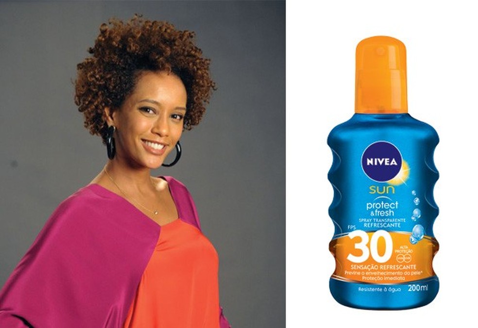 Pra beleza negra poderosa de Taís Araújo Nivea Sun Invisible Protection FPS30, R$36,50 (Foto: Divulgação) — Foto: Glamour