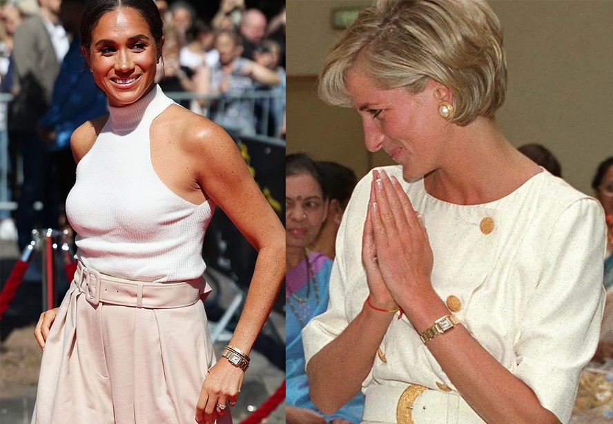 Meghan Markle veste relógio que pertenceu a princesa Diana em nova aparição