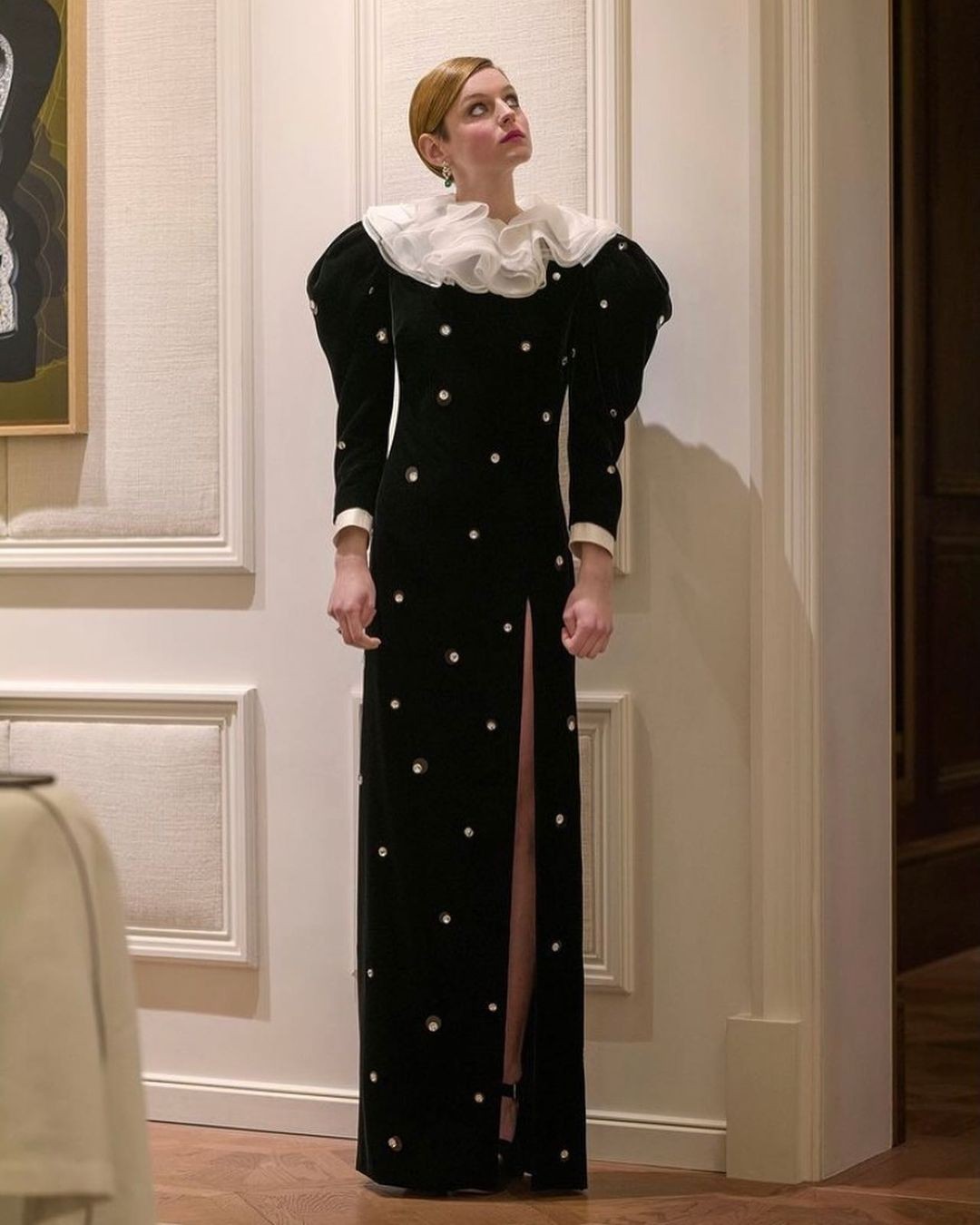 Emma Corrin, de Miu Miu