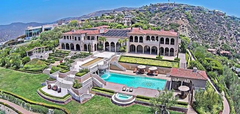 Villa dei Sogni, em Laguna Beach, Califórnia (Foto: Divulgação) — Foto: Glamour