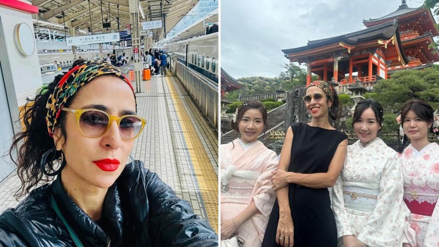 Marisa Monte abre álbum de viagem para Tóquio, no Japão: 'I love you'