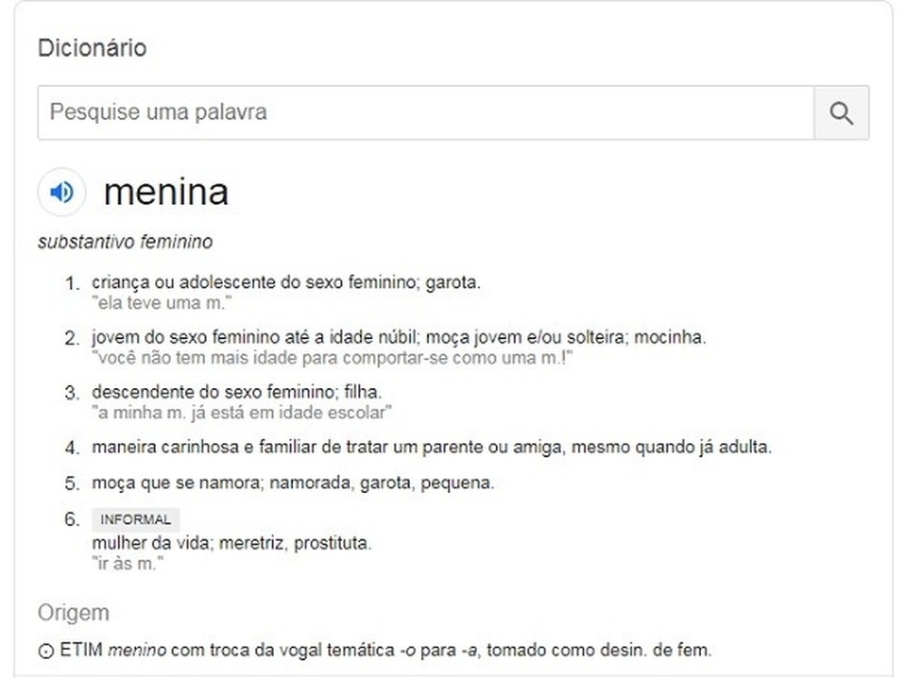 O Que Significa Menina