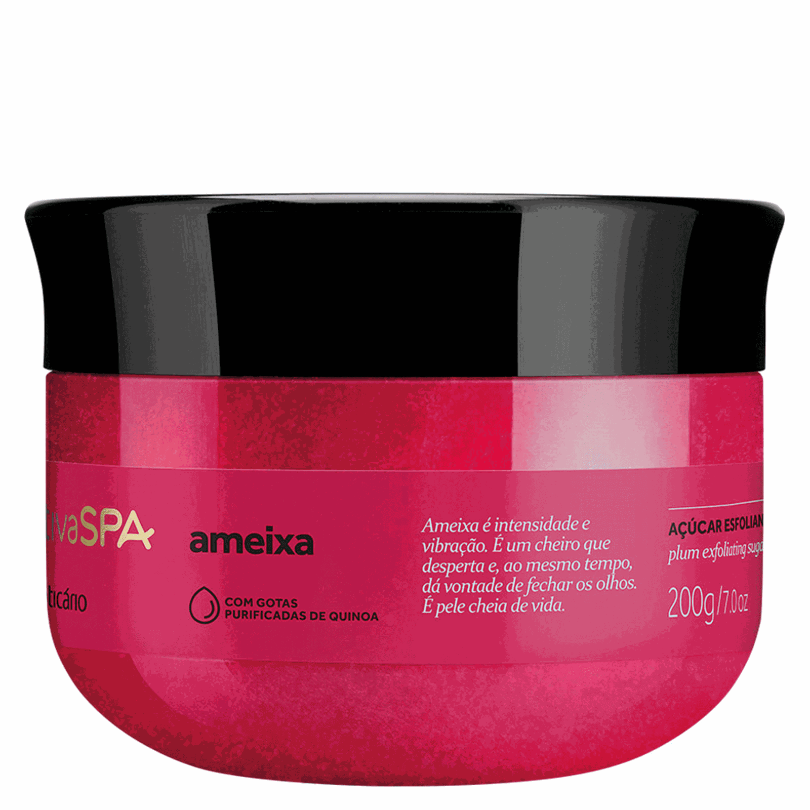 Açúcar Esfoliante Óleo Desodorante Nativa SPA Ameixa, da O Boticário, por R$ 64,90
