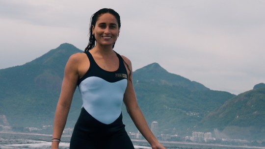Michelle des Bouillons fala sobre possibilidade de recorde histórico no surf: "Resultado de muito trabalho"