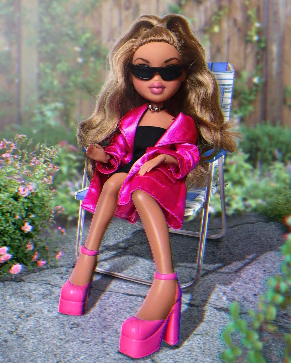 Beyoncé também se transformou em uma boneca Bratz — Foto: Reprodução/Instagram
