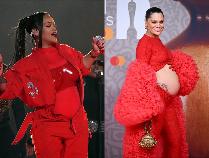 Rihanna inspira looks de grávidas em premiação
